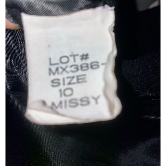 Trilogi Black Wool Blend Womens Belted Mid Length Coat Jacket Button Closure 10 - Picture 8 of 9